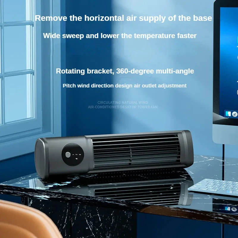 Cooling Ace - Air Conditioner for You Office&Bedroom Quiet. Compact & USB-Powered
