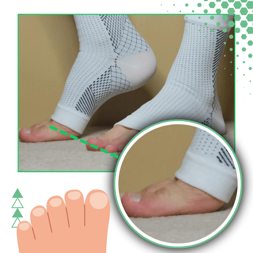 Neuropathy socks | Compression socks for foot pain | Socks function - Liberating Open Toe Design - Ozerty Pain Relief Neuropathy Socks - Liberating Open Toe Design - Ozerty