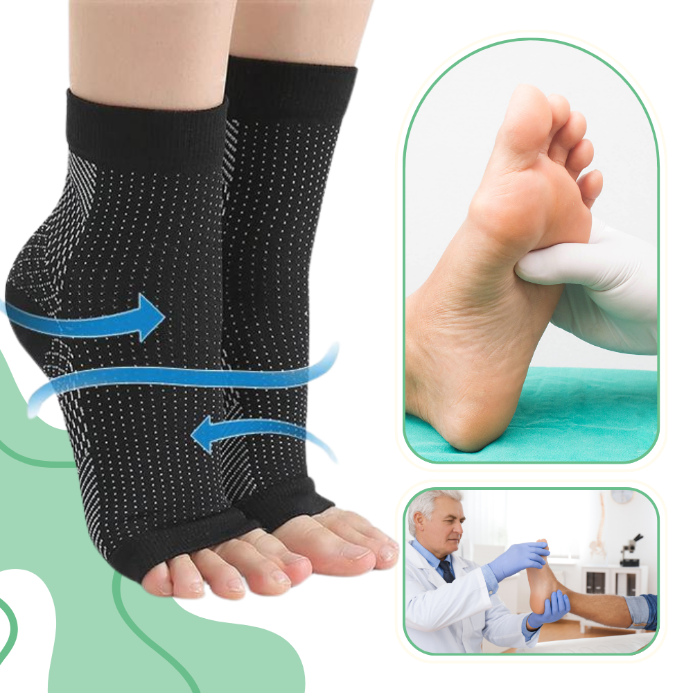 Neuropathy socks | Compression socks for foot pain | Socks function - Unparalleled Ergonomic Support - Ozerty Pain Relief Neuropathy Socks - Unparalleled Ergonomic Support - Ozerty