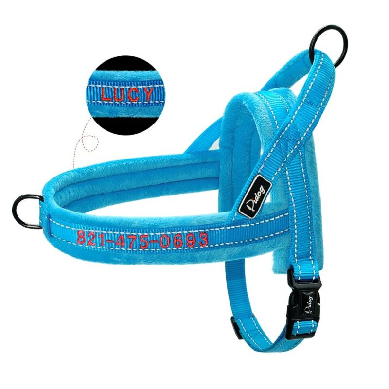 Personalised Embroidered Dog Harness