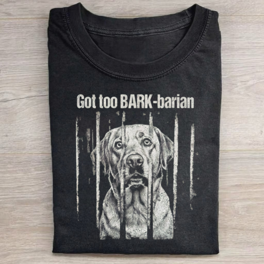 Magmoo Got Too Bark-barian T-shirt