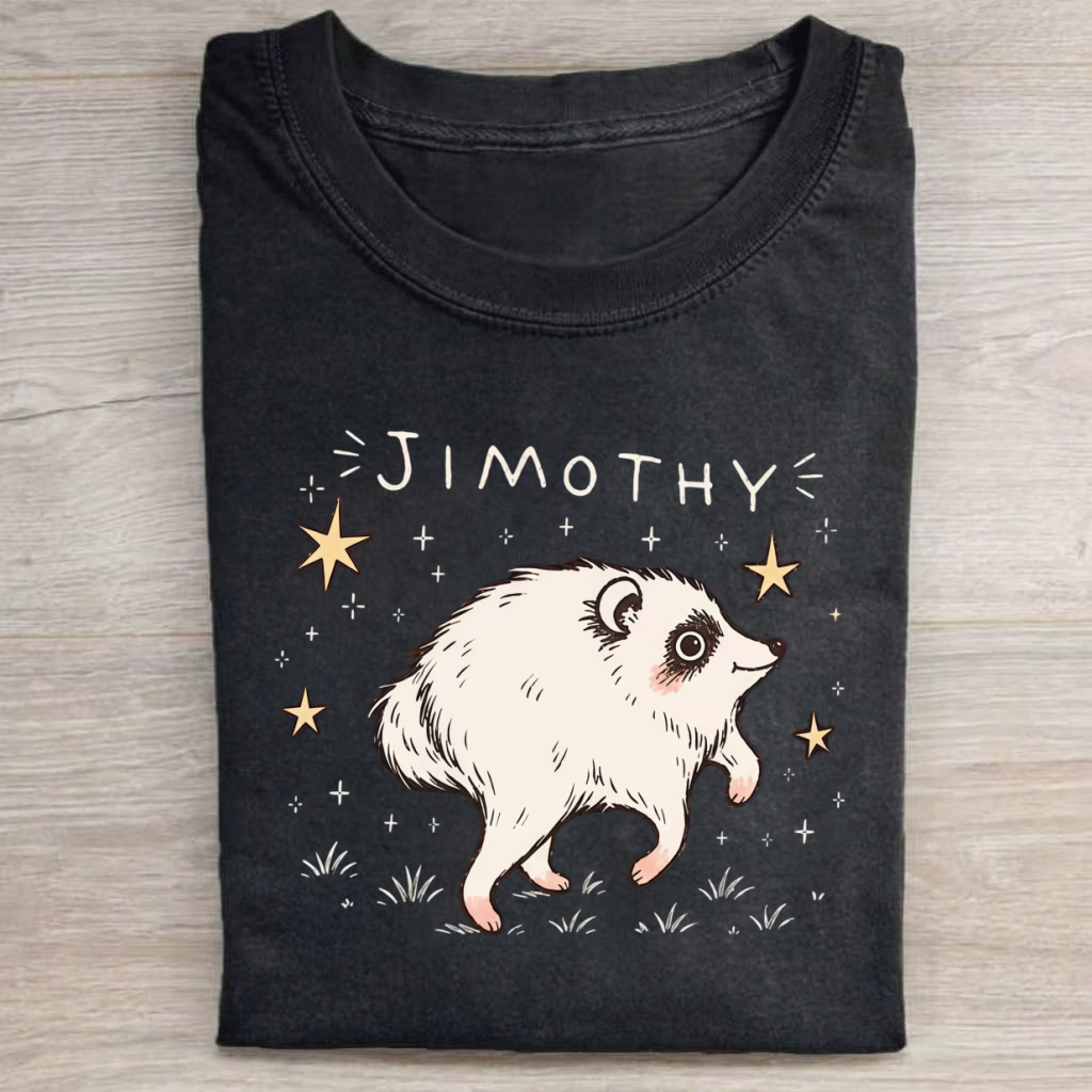 Magmoo Funny Raccoon Jimothy T-shirt