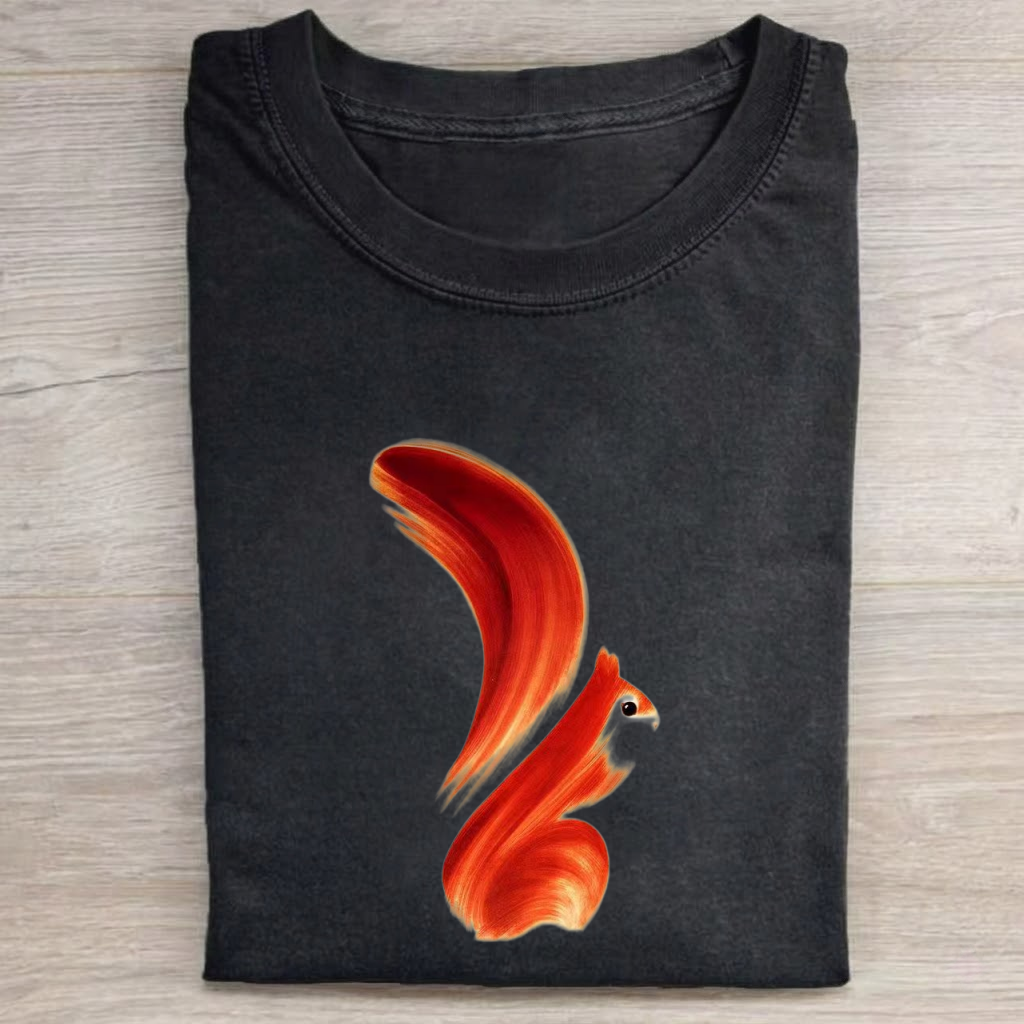 Magmoo Brushstroke Squirrel T-shirt
