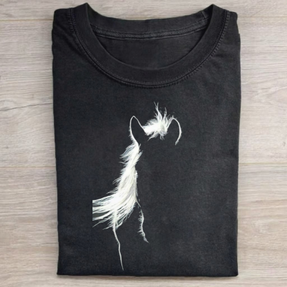 Magmoo White Mane Horse T-shirt/ Sweatshirt/ Hoodie