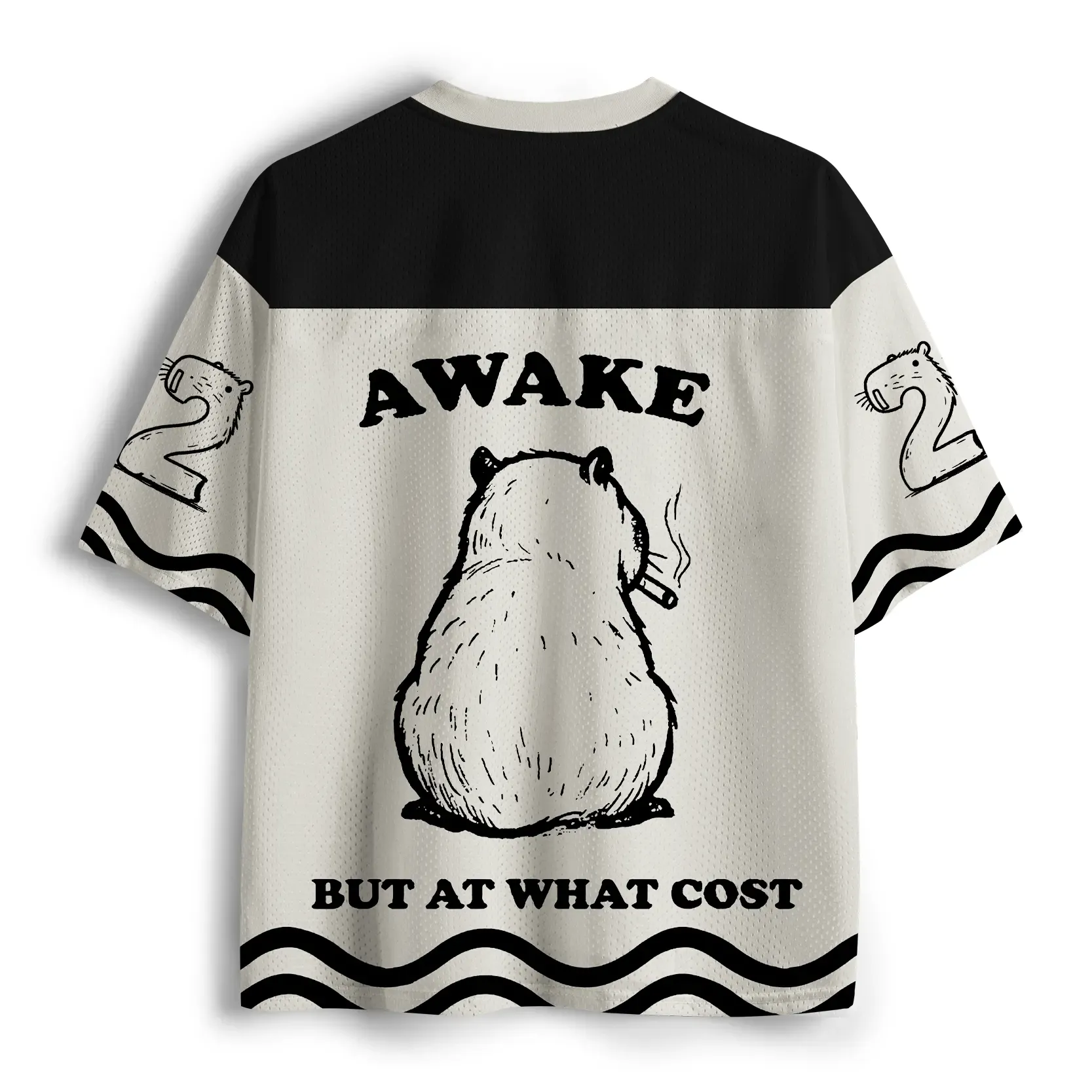 Magmoo Smoking Capybara Mesh Jersey-Magmoo