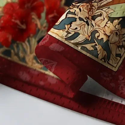 Magmoo Cat Among The Flowers Mesh Jersey-Magmoo