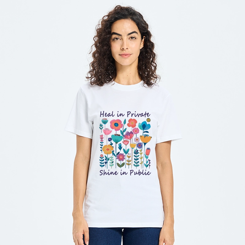Magmoo Wildflower Growth:The "Heal & Shine"Aesthetic Classic T-Shirt-Magmoo