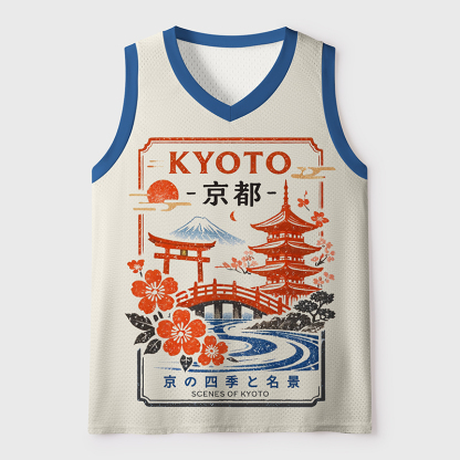 Magmoo Scenes Of Kyoto Mesh Tank Top