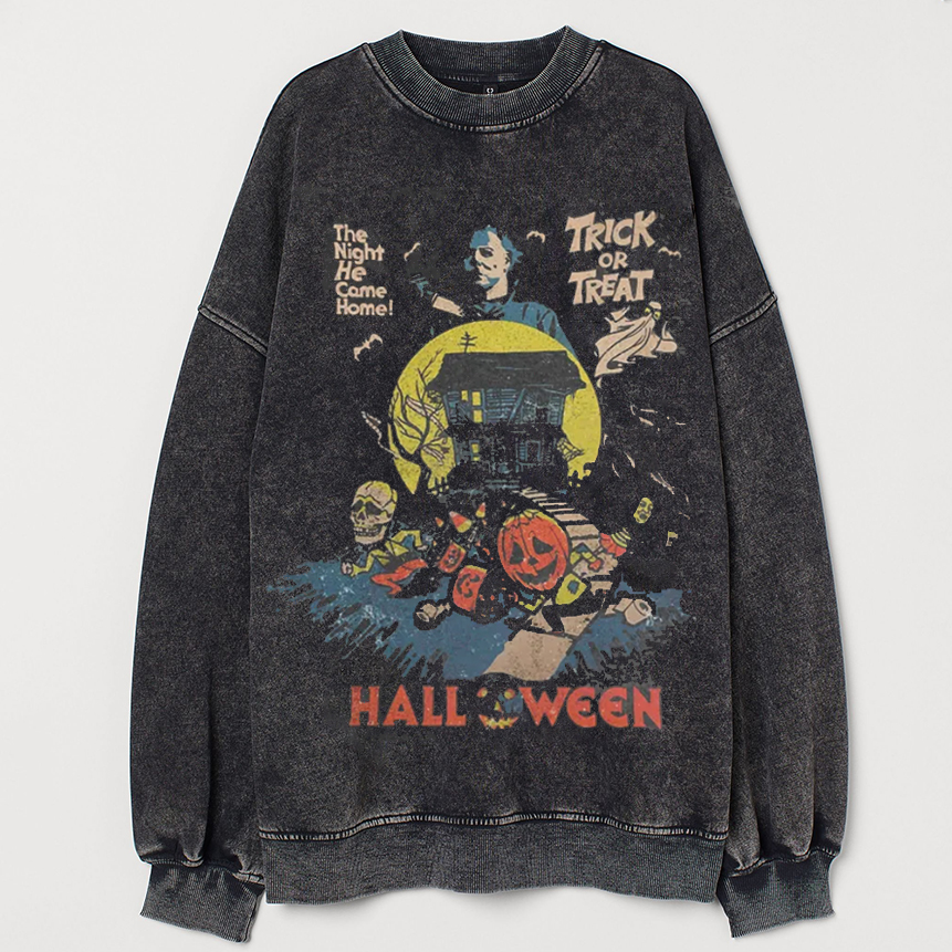 Vintage Halloween Sweatshirt-Magmoo