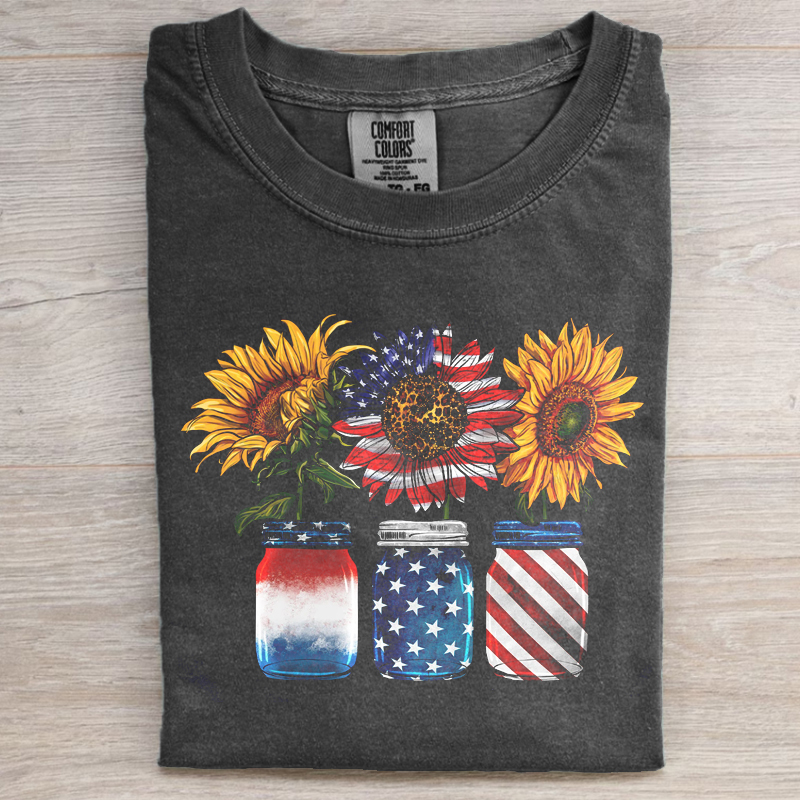 America Sunflower T-shirt