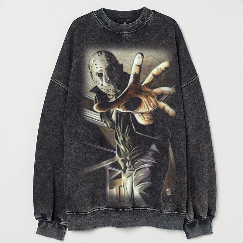VIntage Style halloween Movies  Sweatshirt-Magmoo