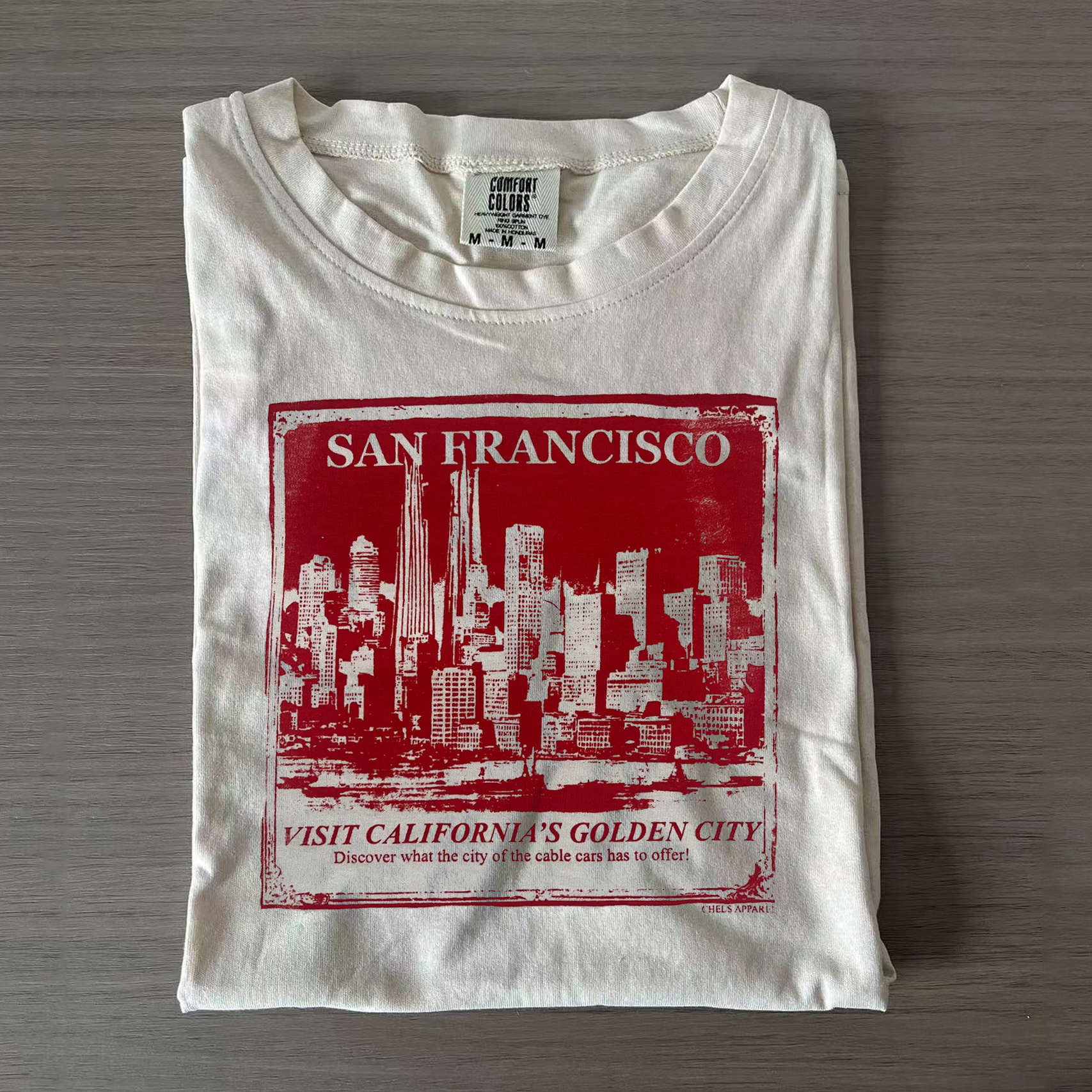 Vintage visit SAN FRANCISCO T-shirt-Magmoo