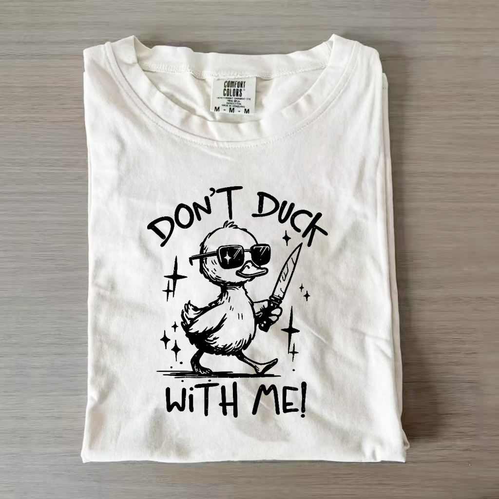 Don't Duck With Me T-shirt-Magmoo