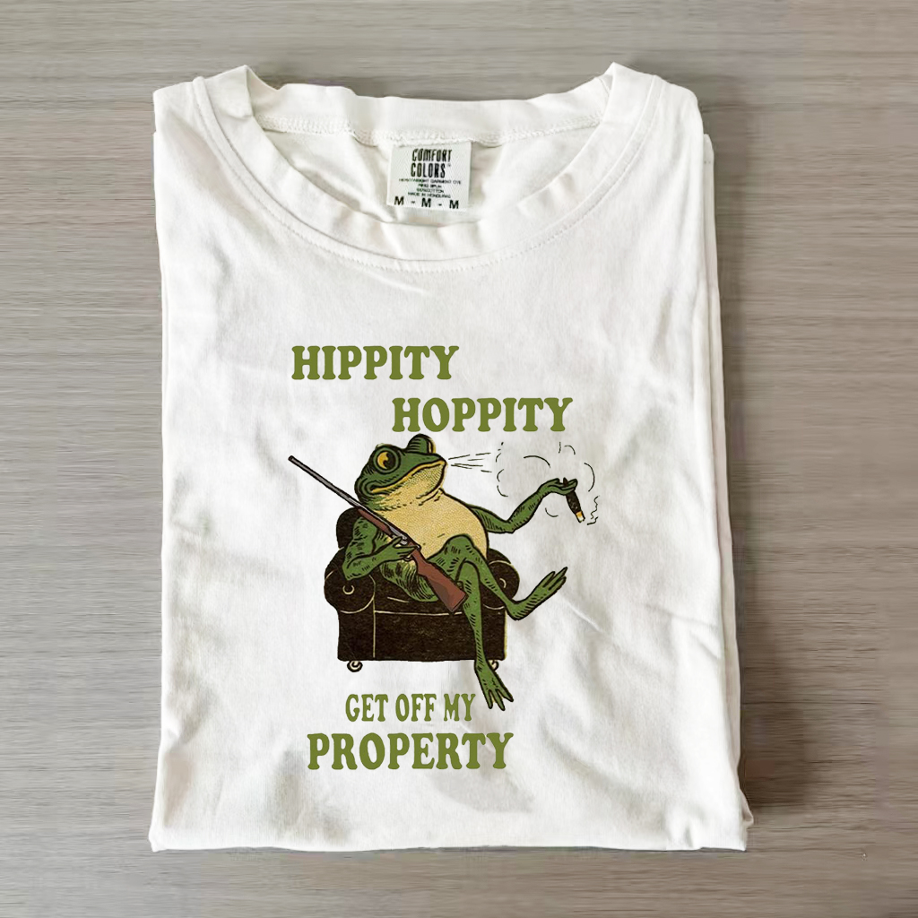 Hippity Hoppity Get Off My Property T-Shirt-Magmoo