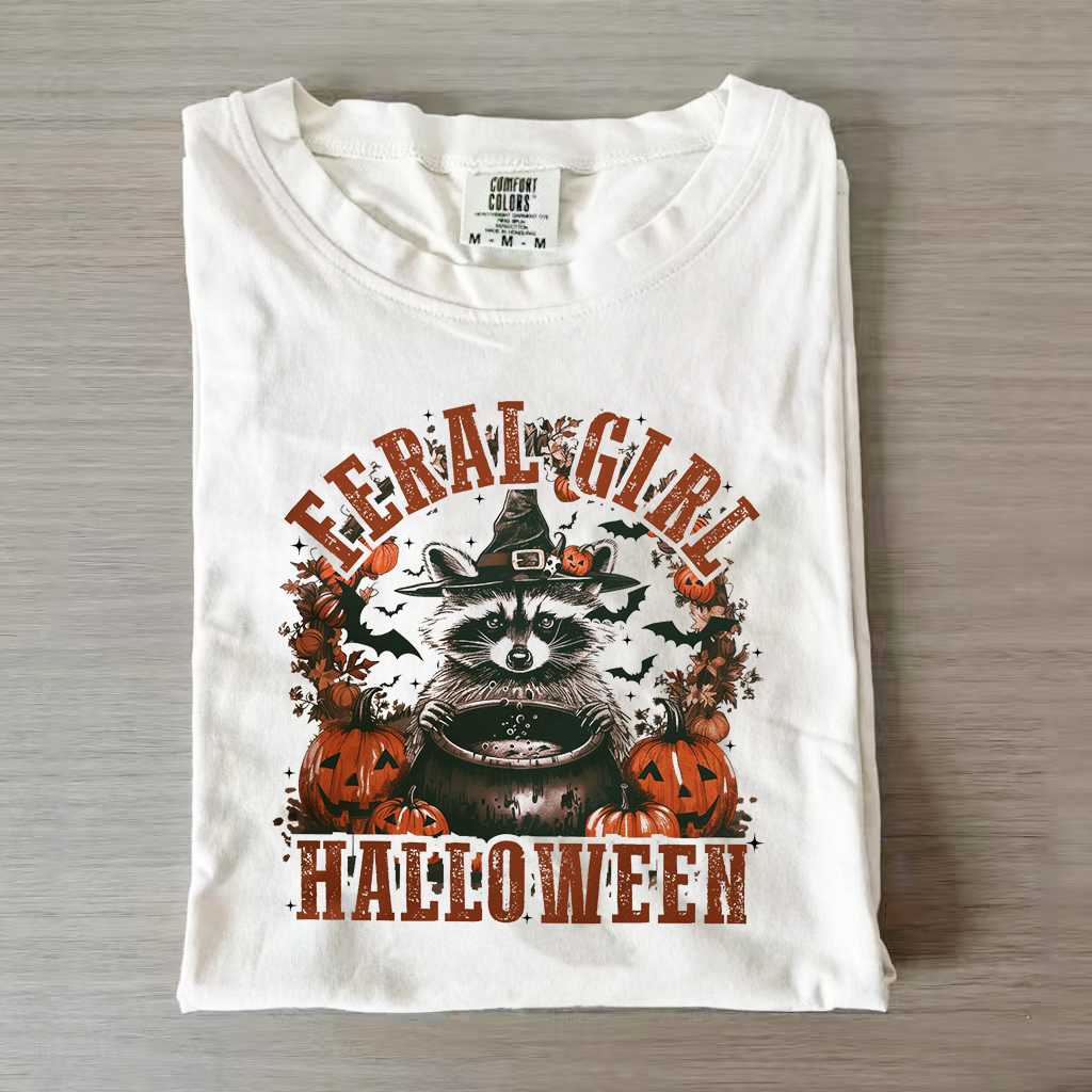Halloween Feral Girl T-Shirt-Magmoo