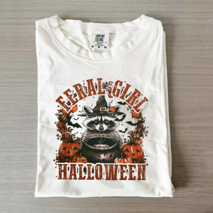 Halloween Feral Girl T-Shirt-Magmoo