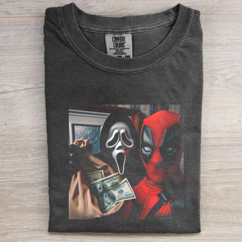 Vintage Halloween Graphic T-shirt-Magmoo