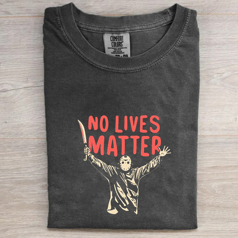 Vintage No Lives Matter T-shirt-Magmoo