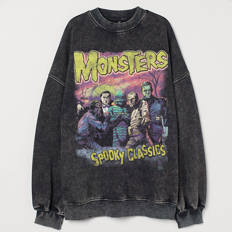 Vintage Style Classic Spooky T-Shirt/Sweatshirt-Magmoo