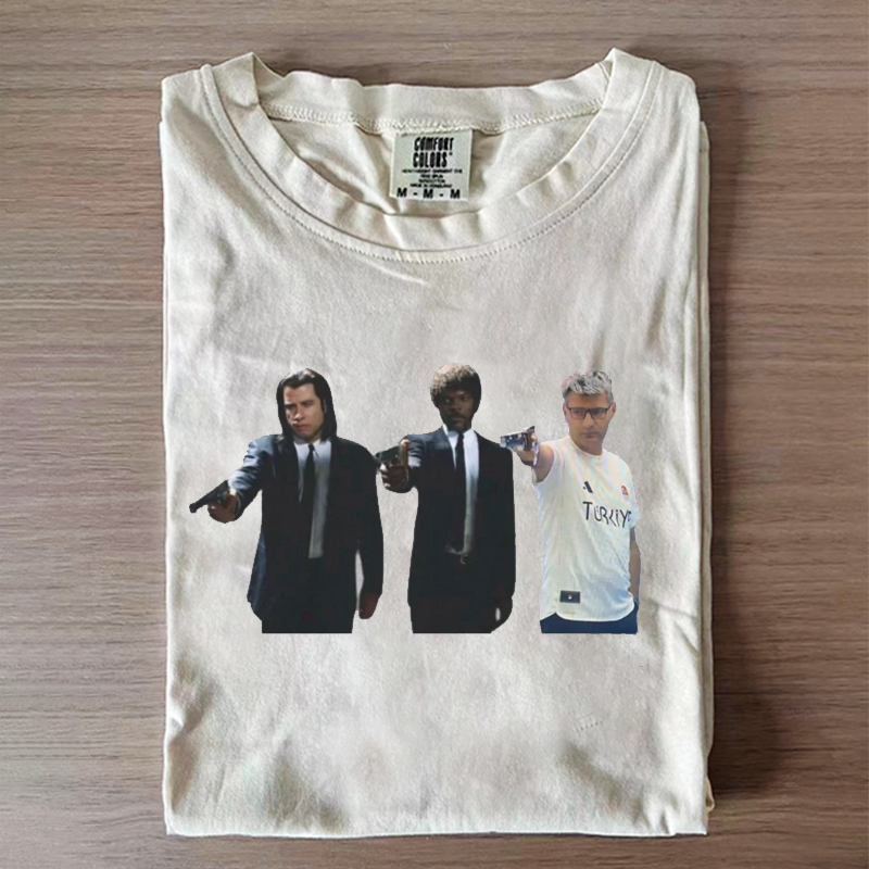 Funny Pulp Fiction Turkish Olympic shooter  T-shirt-Magmoo