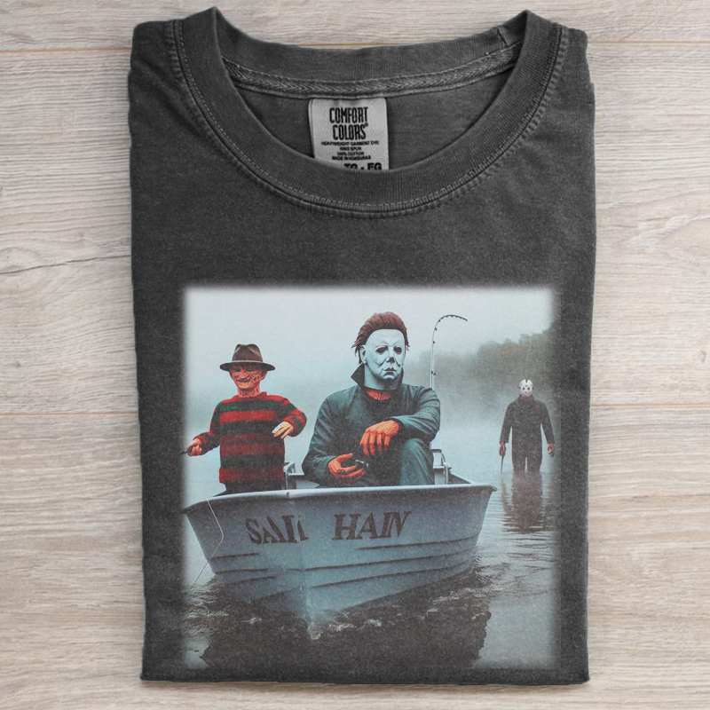 Retro Funny crossover episodes T-shirt-Magmoo
