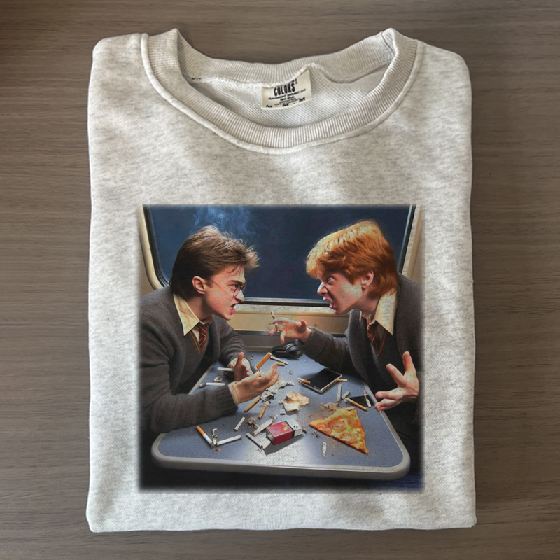 Retro Funny crossover episodes Sweatshirt-Magmoo