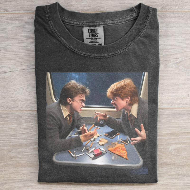 Retro Funny crossover episodes T-shirt-Magmoo