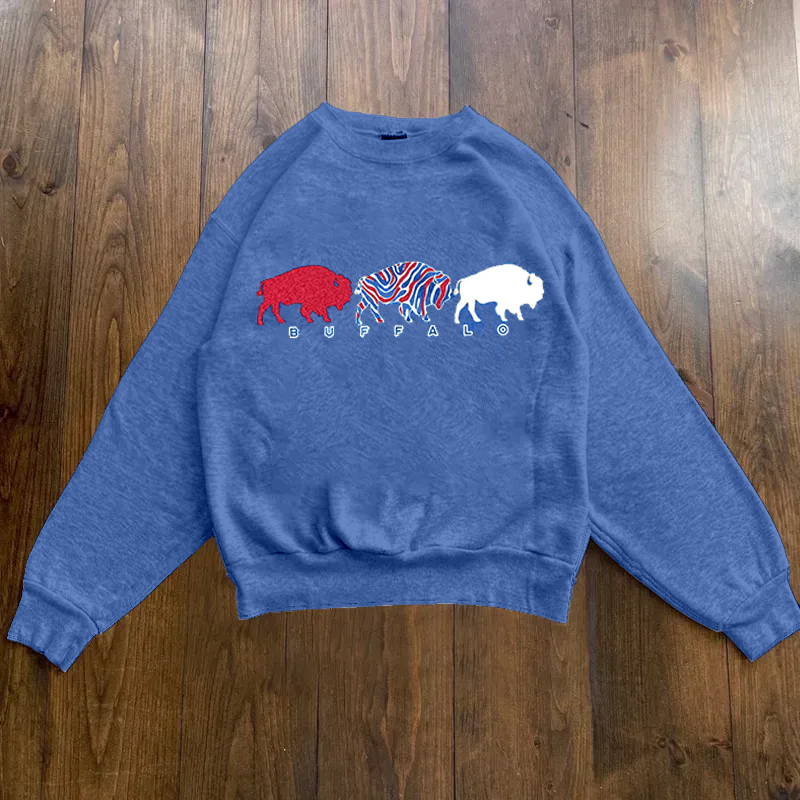 Comfort Colors Buffalo Football T-shirt/Sweatshirt-Lulueye