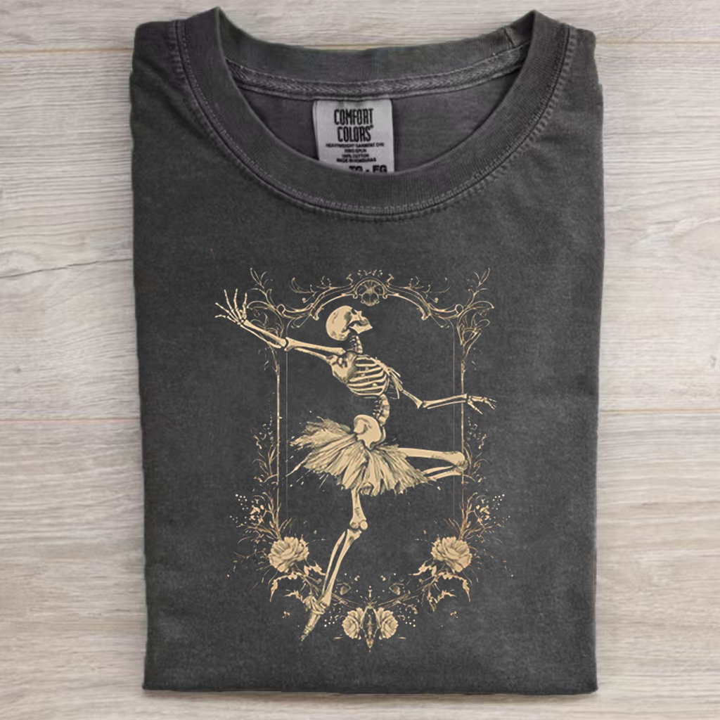 Vintage Ballet Halloween Funny T-Shirt