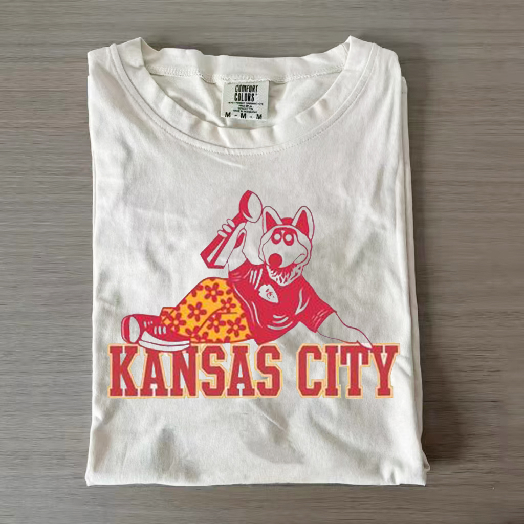 Comfort Colors Kansas city football tshirt