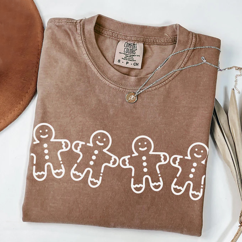 Gingerbread  Cute Christmas T-shirt-Magmoo
