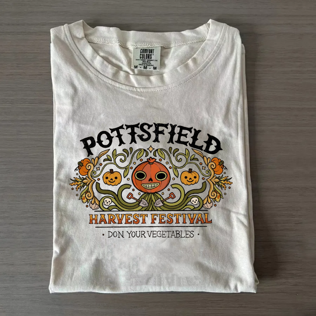 Halloween Pottsfield Harvest Festival T-shirt, Vintage Halloween Women's T-shirt