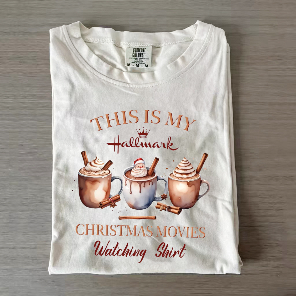 Cozy Hallmark Christmas Movie Watching T-Shirt