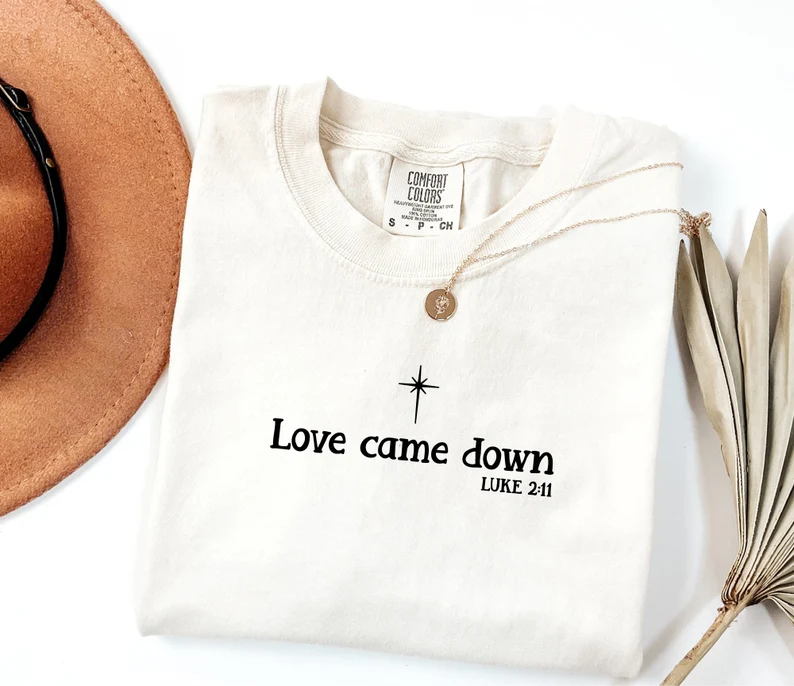 Love Came Down - Star of Bethlehem T-shirt