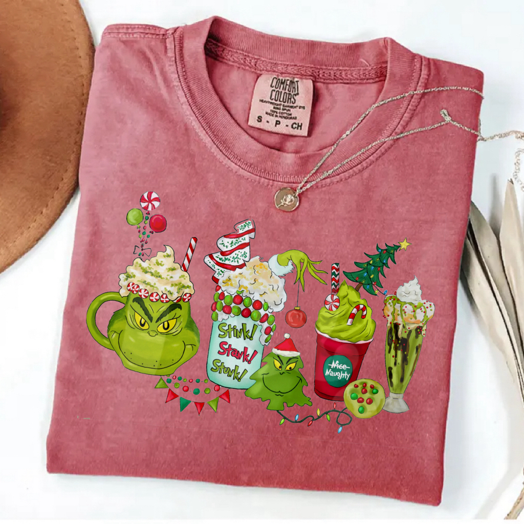 Christmas Grinch Latte T-Shirt