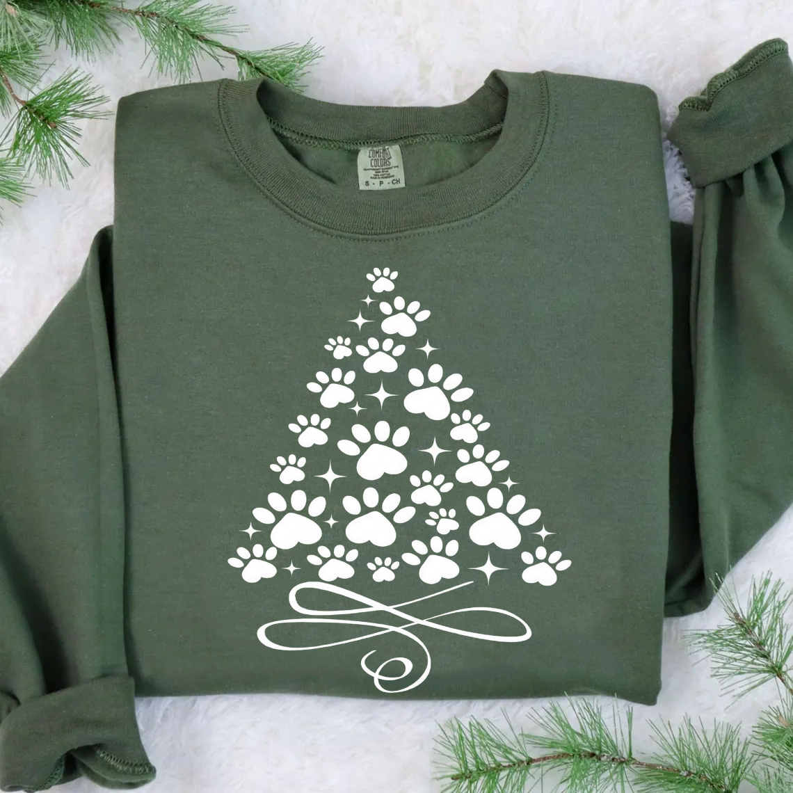 Christmas Dog Sweatshirt/T-shirt