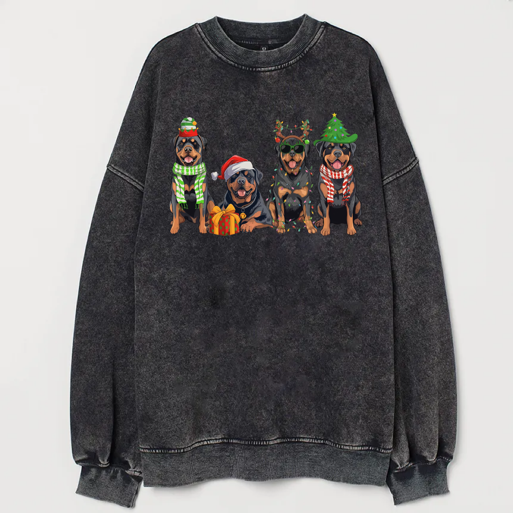 Rottweiler Christmas Sweatshirt/T-shirt