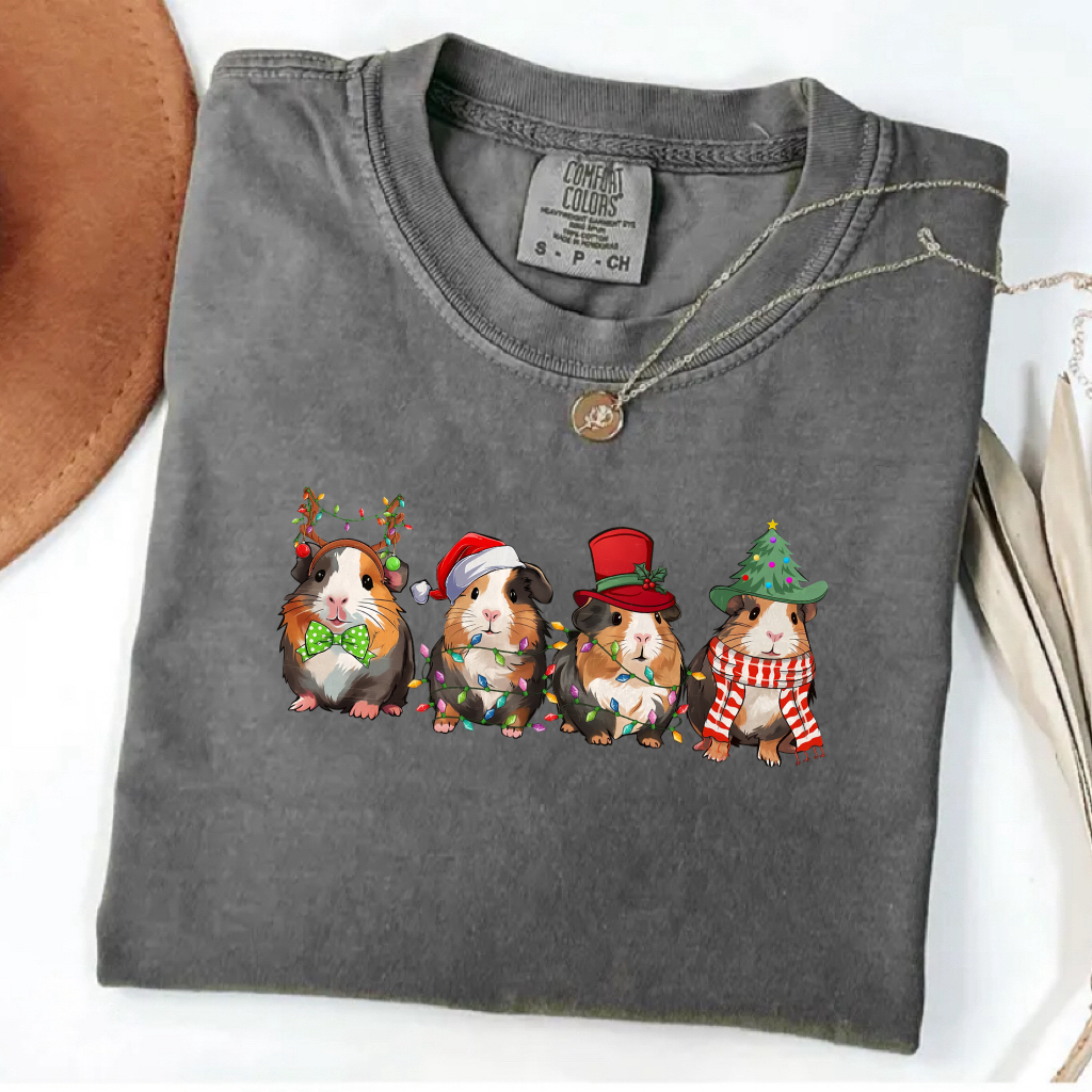 Merry Christmas Guinea Pig T-Shirt
