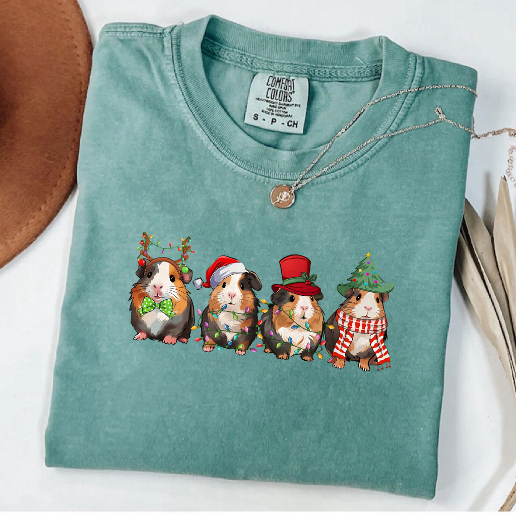 Merry Christmas Guinea Pig T-Shirt