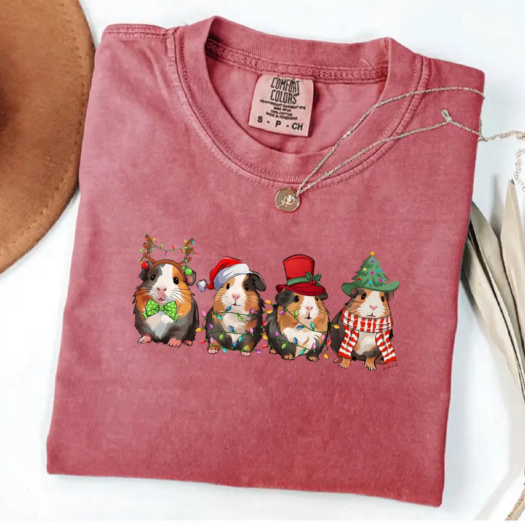 Merry Christmas Guinea Pig T-Shirt