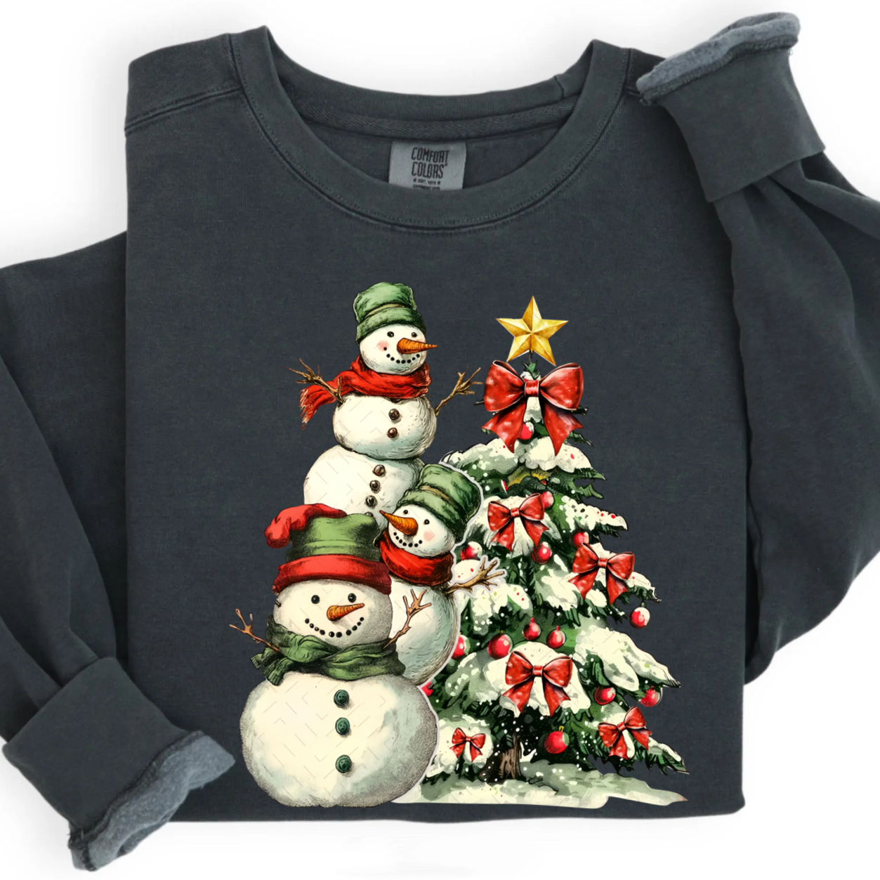 Christmas Snowman Christmas Tree T-shirt/Sweatshirt