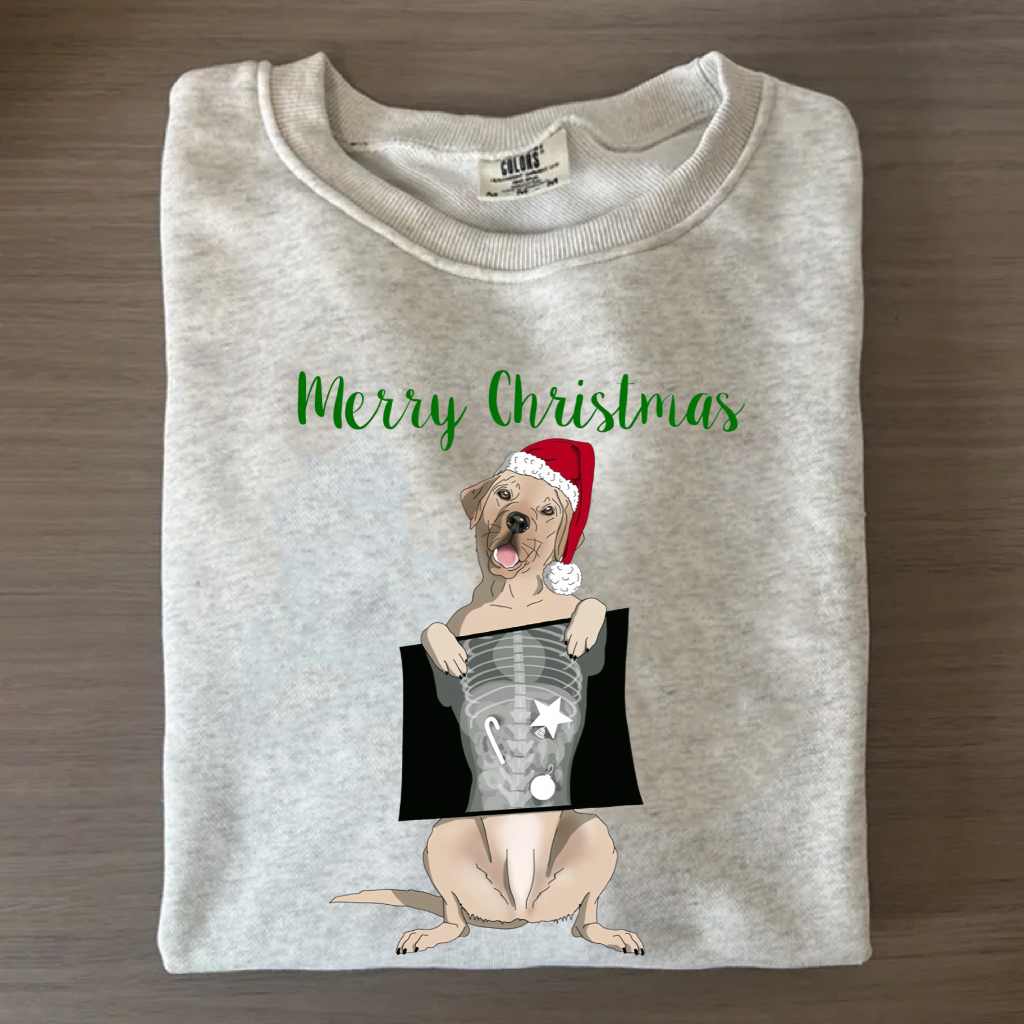 Merry Christmas Dog T-shirt/Sweatshirt
