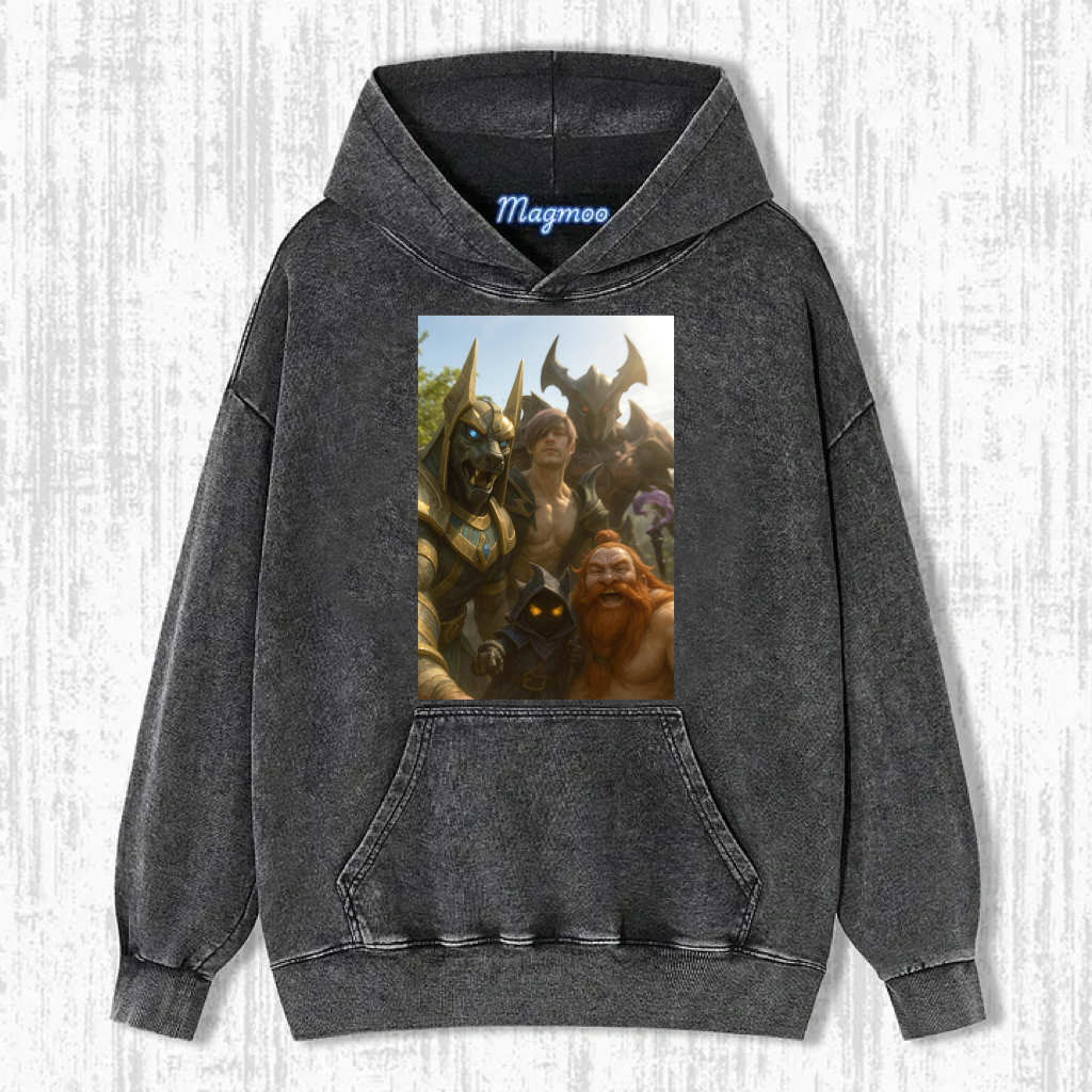 Funny Vintage Washed LOL Selfie Tee