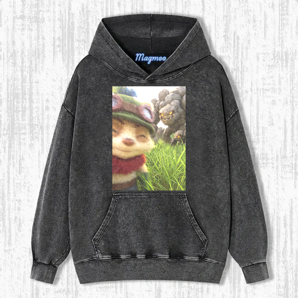 Funny Vintage Washed LOL Selfie Tee