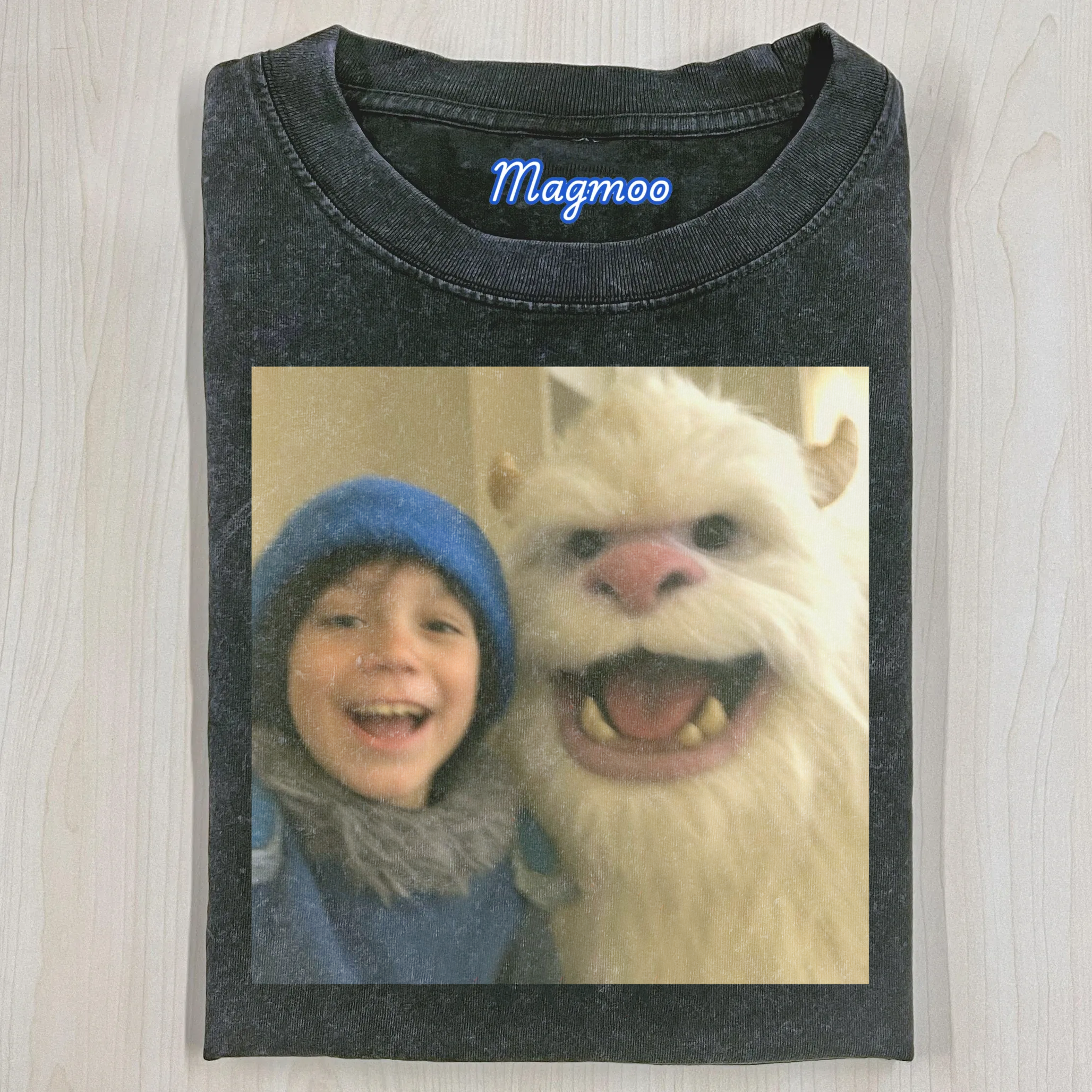 Funny Vintage Washed LOL Selfie Tee