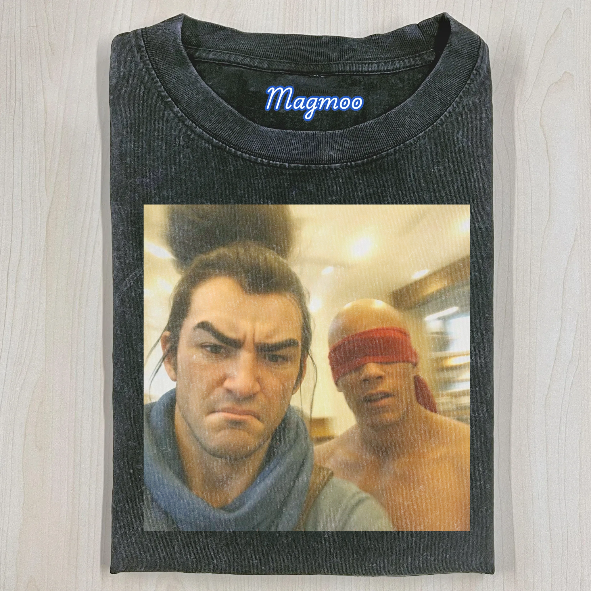 Funny Vintage Washed LOL Selfie Tee