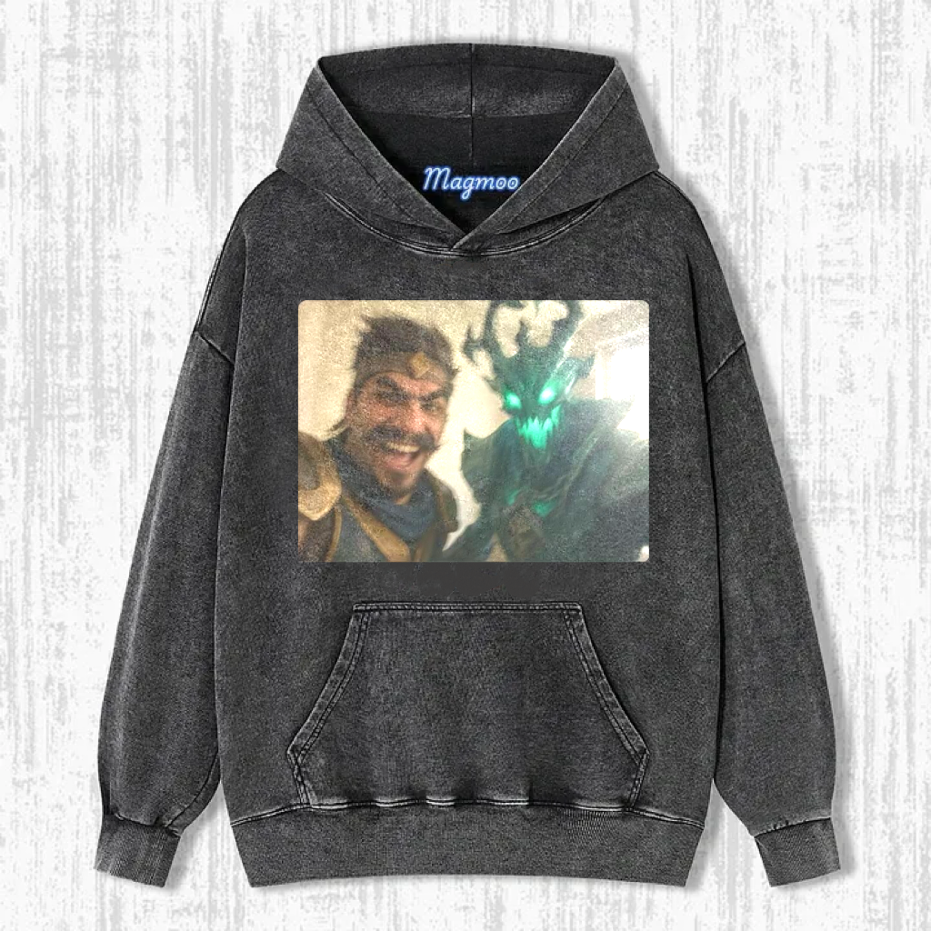 Funny Vintage Washed LOL Selfie Tee