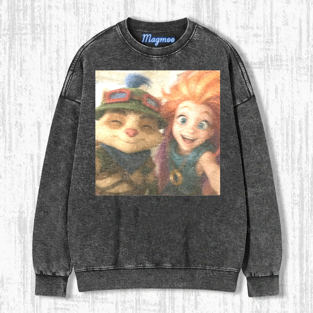 Funny Vintage Washed LOL Selfie Tee