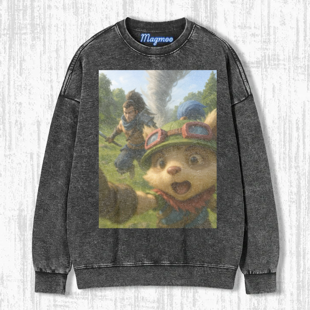 Funny Vintage Washed LOL Selfie Tee