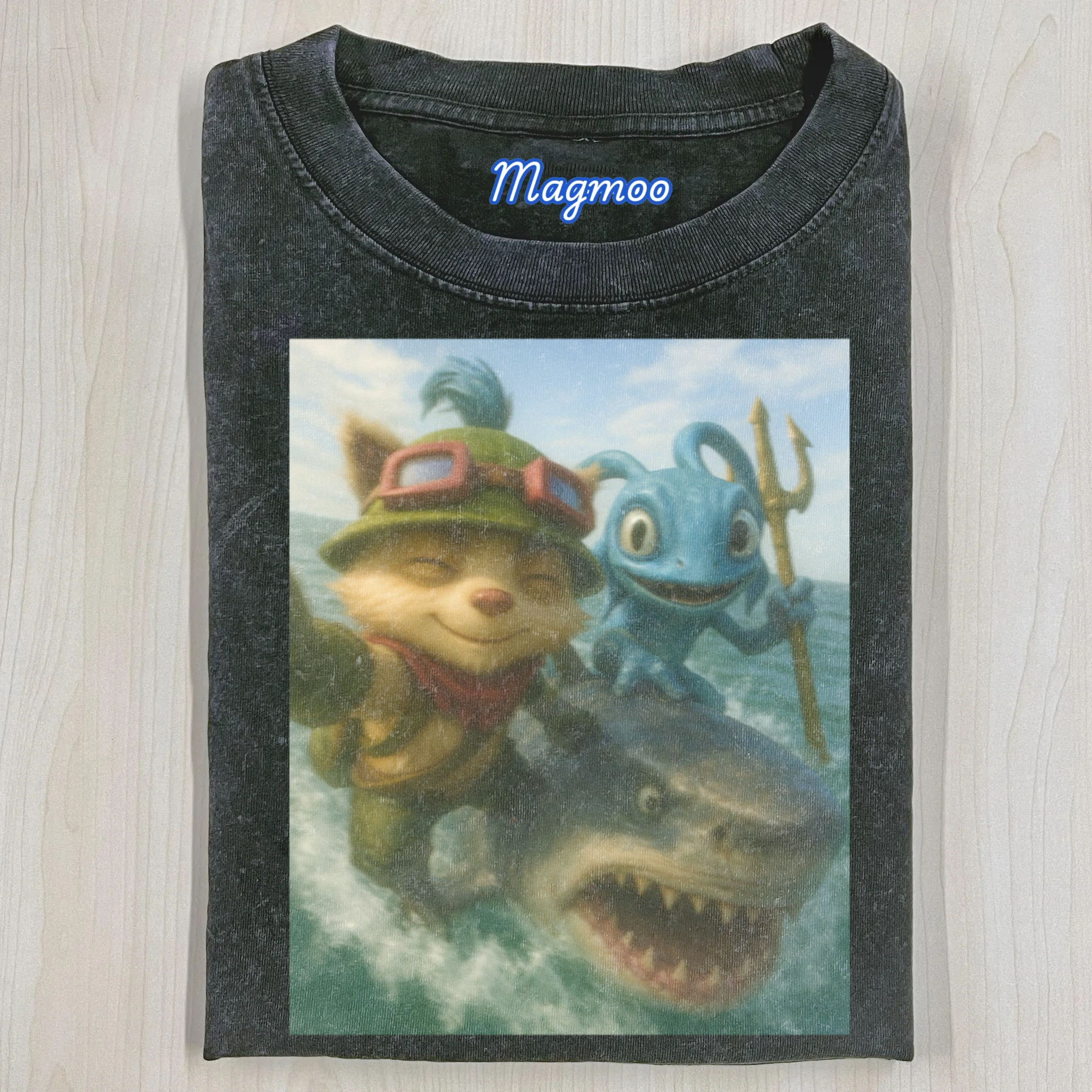 Funny Vintage Washed LOL Selfie Tee